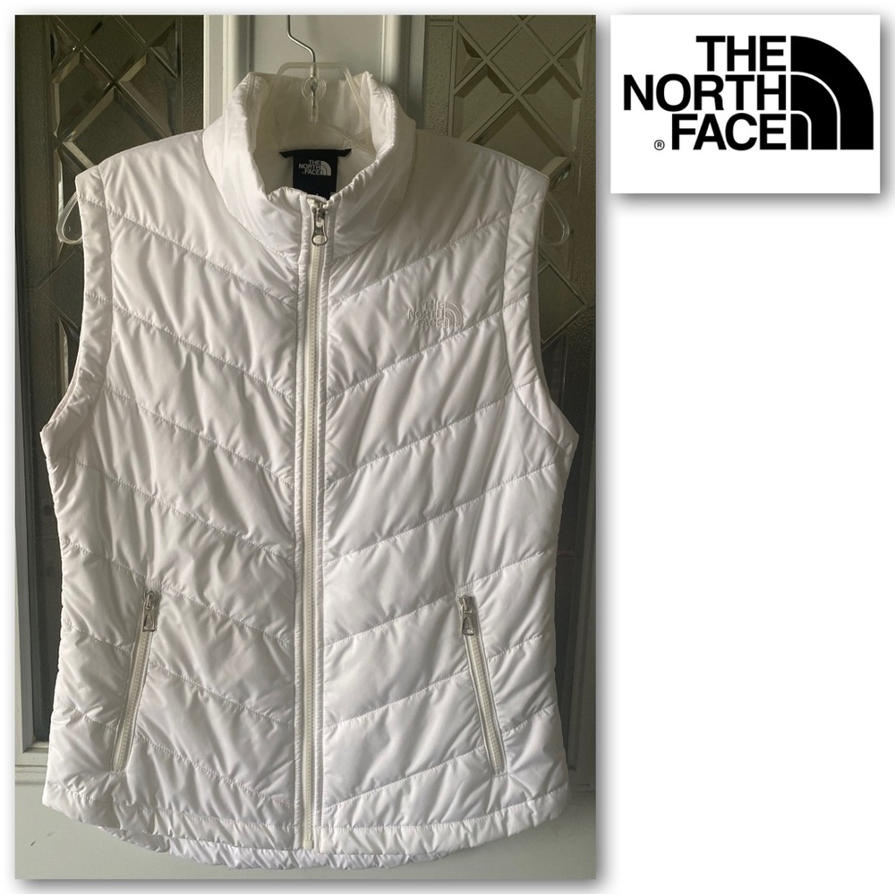 The North Face White Puffer Vest – Women’s Small
